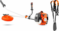 Husqvarna 122R – kosa spalinowa 21,7 cm³, szerokość koszenia 43 cm, uchwyt rowerowy