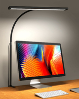 iFalarila Lampa Biurkowa LED 160 Diod – ściemniana, na zacisk