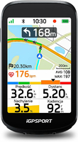 iGPSPORT BSC500 - licznik rowerowy GPS z nawigacją mapową, ekran dotykowy 3,3"