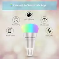 Inteligentna żarówka LED Alexa Maxcio E27 7W RGB WiFi widok sterowania z app