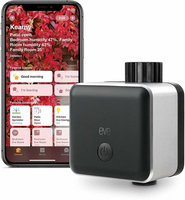 Inteligentny kontroler wody eve Apple HomeKit licznikiem czasu i zużycia widok z przodu