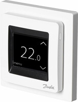 Inteligentny termostat Danfoss RAL 9010 ECtemp Touch widok z przodu
