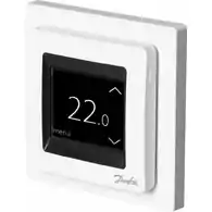 Inteligentny termostat Danfoss RAL 9010 ECtemp Touch widok z przodu