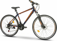 IwoBike Galaxy 28 cali - rower crossowy męski, 21 biegów, granat