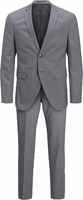JACK & JONES JPR Franco – garnitur męski super slim fit, jasnoszary melanż