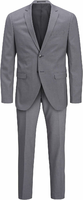 JACK & JONES JPR Franco – garnitur męski super slim fit, jasnoszary melanż