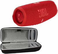 JBL Charge 5 z etui podróżnym Hardshell - głośnik Bluetooth IP67, czerwony