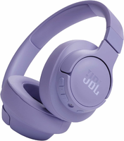 JBL Tune 720BT – bezprzewodowe słuchawki nauszne, 76 h pracy, fioletowe