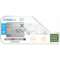 Jednorazowy rejestrator temperatury USB ITAG4 Bio widok z przodu