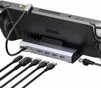 JSAUX HB0603 – stacja dokująca 6 w 1 do Steam Deck i Steam Deck OLED, szara