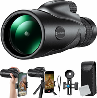 K&F Concept Monokular 8-32x50 HD z klipsem na smartfon