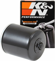 K&N KN-171B filtr oleju motocyklowego, czarny