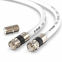Kabel antenowy G-PLUG RG6 10 m - do TV, SAT i internetu szerokopasmowego