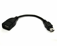 Kabel Mini USB A-miniUSB host OTG tablet Goclever widok z przodu