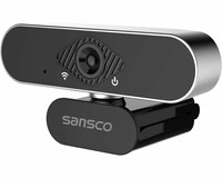 Kamera internetowa Sansco 3410 4MP 1080P FHD Webcam widok z lewej strony
