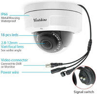 Kamera kopułkowa IP Westshine WS-HA6201 1080P.