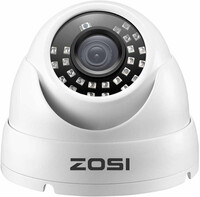 Kamera kopułowa monitoringu IP ZOSI ZM4185B FHD Biała widok z przodu