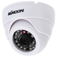 Kamera monitoring CCTV Kkmoon TP-E225IRE HD biały widok z przodu.