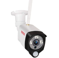Kamera monitoringu bezprzewodowa IP Tonton PE3020-W 3MP UHD PIR widok z przodu.