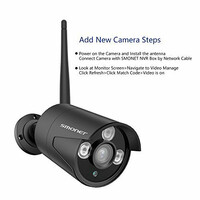 Kamera monitoringu IP SMONET SM-W960P 960P CCTV widok z przodu