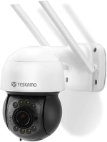 Kamera monitorująca obrotowa CCTV MicroSD Yeskamo Q05-3MP widok z przodu.