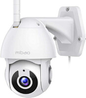 Kamera obrotowa PTZ Mibao G1 1296P WiFi 360 IP66 IR Alexa widok z przodu.