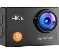 Kamera sportowa Apeman A77 WiFi 4K 16MP widok z przodu.