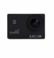 Kamera sportowa SJCAM SJ4000 WiFi czarna + monopod widok z przodu