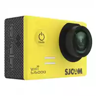 Kamera sportowa SJCAM SJ5000 WiFi LCD 2 cale Full Hd widok żółtej kamery
