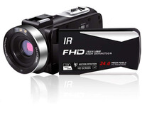 Kamera wideo LINNSE LSE-V5IB FHD 1080P 30FPS 24MP widok z przodu