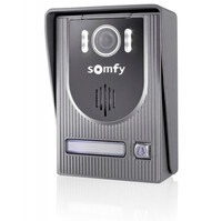 Kamera zewnętrzna do wideodomofonu domofon Somfy V100 widok z przodu.