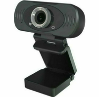 Kamerka internetowa IMILab W88 S 1080p WebCam czarny widok z przodu.