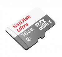Karta pamięci SanDisk microSDHC 16GB 48MB/s widok z boku