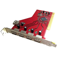Karta rozszerzająca USB ALI M5273 A1 PCI 4+1 widok z przodu.