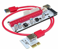 Karta sieciowa dodatkowa do PC PCE164P-NO4 PCI-E x1 widok z przodu.