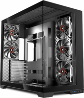 KEDIERS G300 ATX Mid Tower – obudowa PC szkło hartowane, 5 wentylatorów
