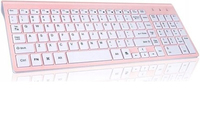 Klawiatura bezprzewodowa cimetech KF-10 2.4G widok z przodu.