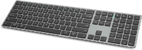 Klawiatura bezprzewodowa JOYACCESS JA-BK07 2.4G Bluetooth MacOS PC TV QWERTY widok z przodu,