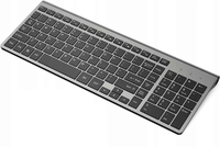 Klawiatura bezprzewodowa Joyaccess KB2DE QWERTZ widok z przodu.