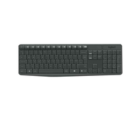 Klawiatura bezprzewodowa Logitech K235 QWERTY widok z przodu.