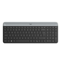 Klawiatura bezprzewodowa Logitech Slim K470 widok z boku.