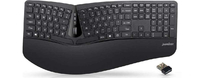 Klawiatura bezprzewodowa Perixx PERIDUO-605 ergonomiczna AZERTY widok z przodu.