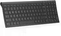 Klawiatura bezprzewodowa Seenda QWERTZ widok z przodu.