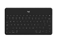 Klawiatura bezprzewodowa wodoodporna Logitech Keys-To-Go Black widok z przodu.