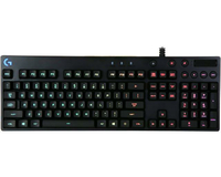 Klawiatura mechaniczna dla graczy Logitech G810 Orion Spectrum przewodowa widok z przodu 