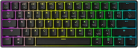 Klawiatura mechaniczna gamingowa Mizar MZ60 LUNA RGB PC/Mac Yellow widok z przodu.