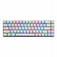 Klawiatura mechaniczna przewodowa gamingowa Magic-Refiner MK14 RGB widok z przodu.