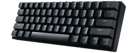 Klawiatura mechaniczna przewodowa gamingowa Redragon Draconic 60% widok z przodu.