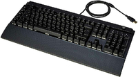 Klawiatura membranowa AmazonBasics K88-IT LED RGB PC widok z przodu.