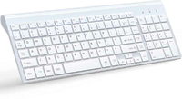 Klawiatura przewodowa Topmate KM9000 AZERTY widok z przodu.